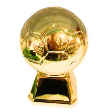 Bola Futebol Para decoração De Festa Bola De Ouro Plástico