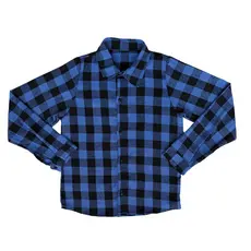 Camisa Xadrez Infantil Masculina Manga Longa Flanelada Quadrilha São João Arraia Festa Junina Premium Quadriculado Menin