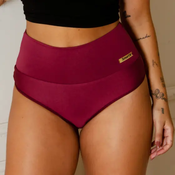 Kit 4 Cintas Cós Duplo firmadora Segura Barriga compressão tecido fitness suplex - M ao GG