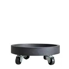 Suporte Para Vasos de plantas 22cm Suporta Ate 80KGS Com Rodinhas PP