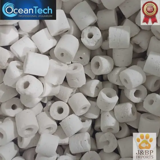 Mídia Biológica Ocean Tech Bioglass c/ Bolsa –Cerâmica para Filtros de Aquários Distribuidor Oficial