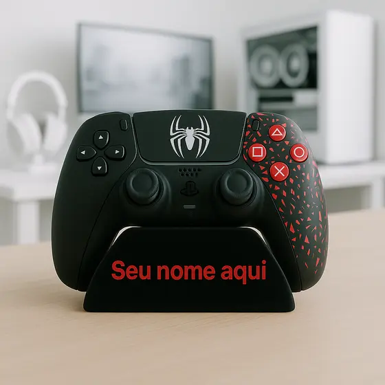 Suporte para Controle PS5 Personalizado Seu Nome
