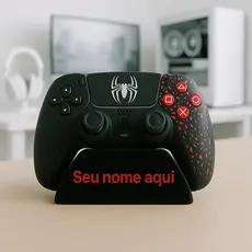 Suporte para Controle PS5 Personalizado Seu Nome