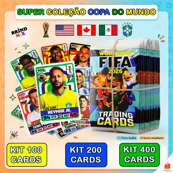 KIT CARDS - COPA 2026 (CARTINHAS)