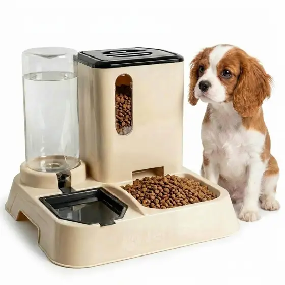 Comedouro e Bebedouro Automático para Gatos e Cães Premium 1L Jelplast