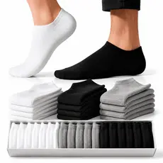 Kit 12 Pares Meia Soquete Cano Curto Premium Unissex 38 - 46 Meias Soquetes