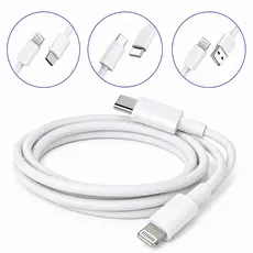 Cabo de iPhone Turbo iOS Carregamento Rapido Original Usb Tipo C Lightning 1M Promocao