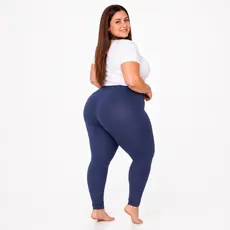 Calca Legging Plus Size Basica Grossa Suplex Não fica Transparente Cos Alto Cintura Alta Academia