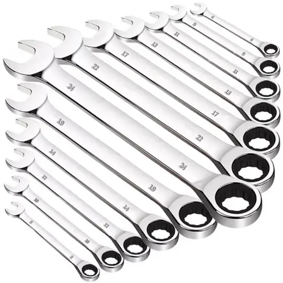 Chave 19 mm Combinada Catraca Cromo Vanadium Pro Show