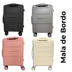 Mala De Viagem Bordo Abs Com Rodinhas 360 Graus Cadeado Flat - Sonatta