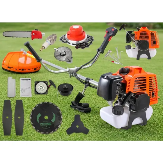 Roçadeira multifuncional 10 X 1 a Gasolina - 3.5hp - 75 Cilindradas - A mais Completa