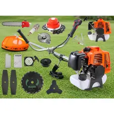 Roçadeira multifuncional 10 X 1 a Gasolina - 3.5hp - 75 Cilindradas - A mais Completa