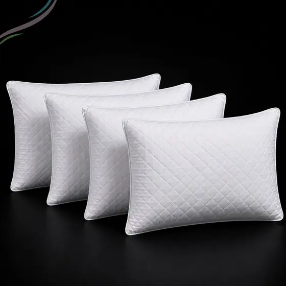 Kit 04 Capas Protetoras Impermeável para Travesseiro Tecido Matelado Premium Antialérgico 70x50cm Varias Cores