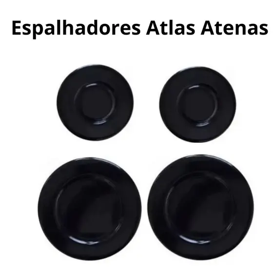 Tampinhas Espalhadores Bocas Fogão Atlas Atenas 4 Bocas