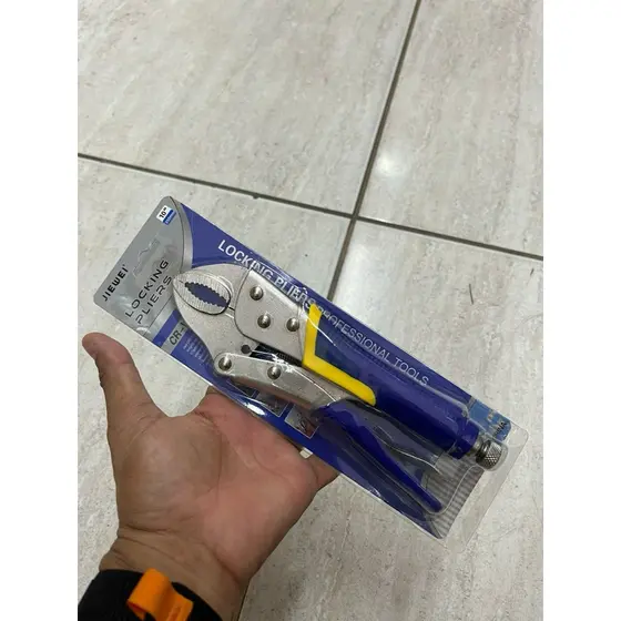 Alicate de Pressão 9” Mordente Curvo – Cabo Emborrachado (23 cm)