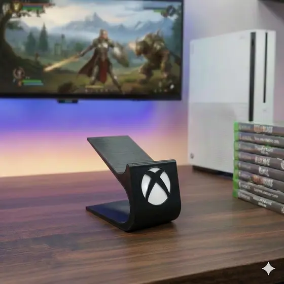 Organizador Gamer Xbox: Suporte Duplo Estilo Stadium para Controles Xbox, Xbox one e Xbox Series