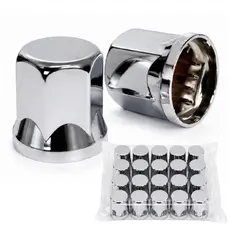 20 Capa Porca Roda Cromada Caminhão 32/33mm Sextavada