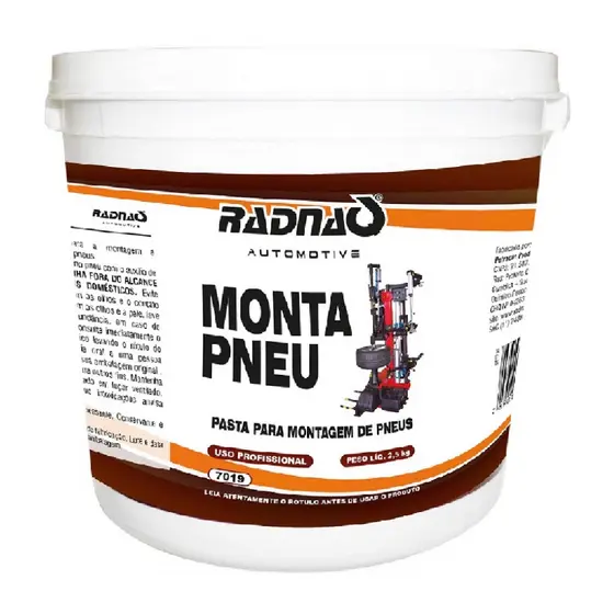 Pasta Montagem Montar Pneu Lubrificante Gel Balde 2,5kg