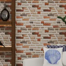 Papel De Parede Adesivo Bloco Tijolos Premium Decoração Quarto - Envio Imediato