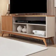 Rack para Tv até 50 Polegadas Malbec Wood 1 Porta