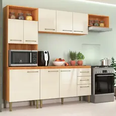 Cozinha Completa Malu 9 Portas 2 Gavetas - Fellicci