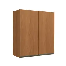 Armário Aéreo Cozinha 80 Cm Mônica 2 Portas Canela - Kappesberg