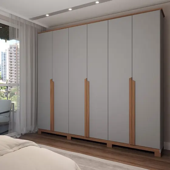 Guarda-Roupa Casal Calábria 6 Portas 6 Gavetas