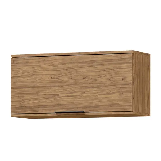 Armário Aéreo Cozinha Toscana 1 Porta Basculante 100% Mdf Freijó Ato02 - Mx Móveis