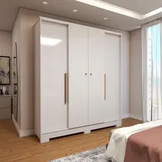 Guarda-Roupa Casal Varsóvia 4 Portas 2 Gavetas