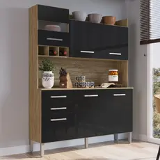 Cozinha Compacta 6 Portas 2 Gavetas AC6200