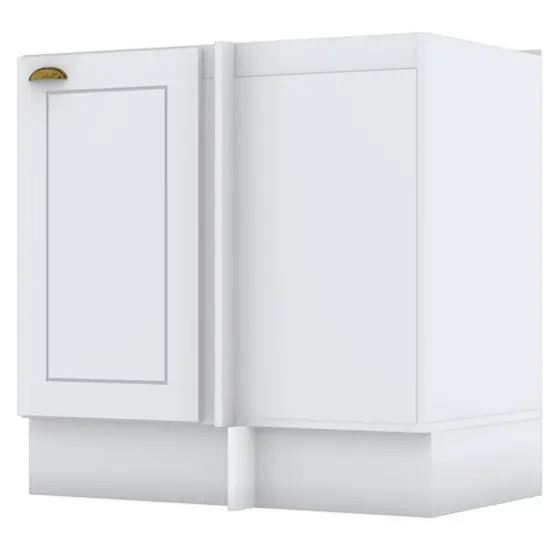 Armário de Cozinha Canto Reto Nova York 1 Porta 1 Prateleira Branco Hp - Henn