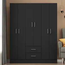 Guarda-Roupa Casal Jamaica 6 Portas 2 Gavetas - Fellicci