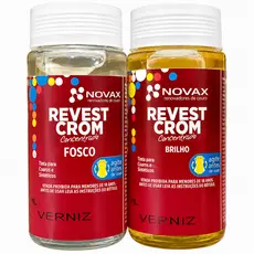 Verniz para Couro Legítimo e Couro Sintético Novax Brilhante e Fosco