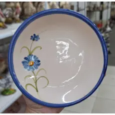 Pratos de Sobremesa Cerâmica Artesanal Louça Decorativa Mesa Posta Cozinha