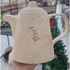 Chaleira ou Bule de Café em Cerâmica Pintura Artesanal 1,2L