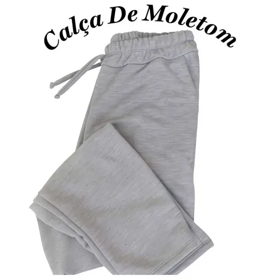 Calça de Moletom Unissex com Bolso Confortável