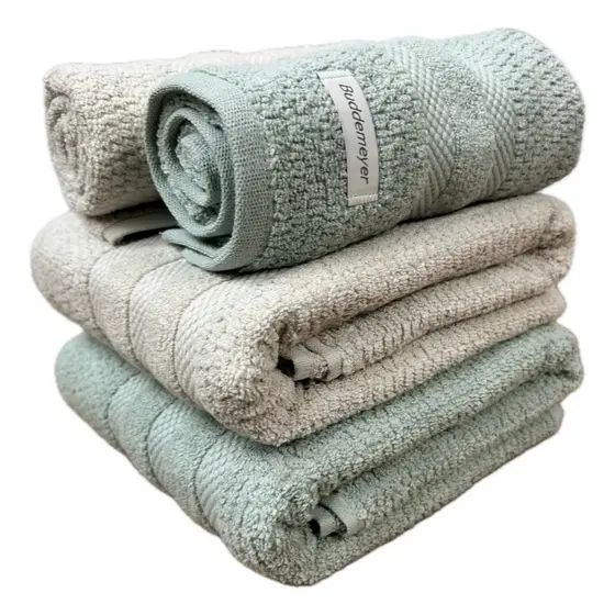 Jogo Toalha Banho Buddemeyer Vanilla Extra Soft Algodão 4 Peças