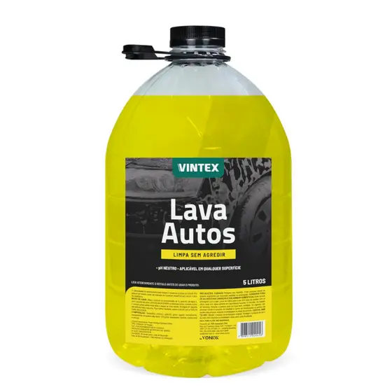 LAVA AUTOS VINTEX VONIXX 5L SHAMPOO AUTOMOTIVO PH NEUTRO