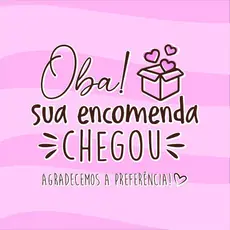 25 Tag Oba sua encomenda chegou 5cm