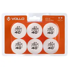 Bola de Tênis de Mesa Ping-Pong 2 Estrelas 6 Unidades Vollo