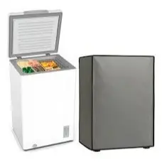CAPA DE FREEZER COM ABERTURA NO MOTOR ACABAMENTO EM VIÉS DE UMA PEÇA