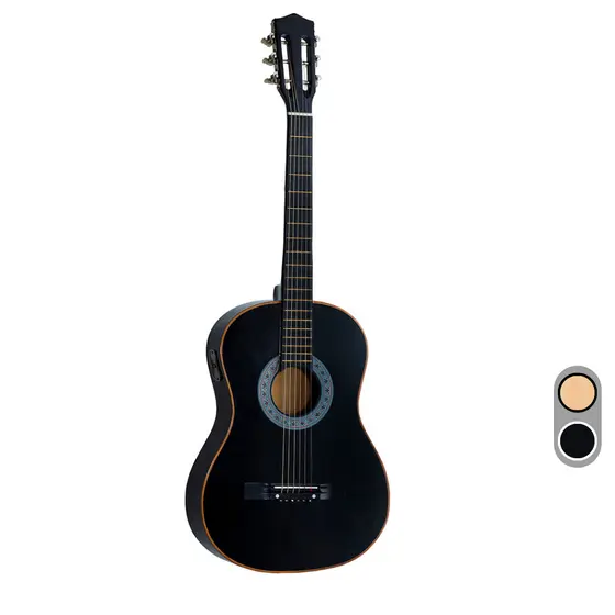 Violão Musical Queen's Adulto Cordas Nylon e Aço Acústico Para Iniciantes
