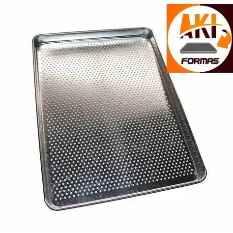 ASSADEIRA PERFURADA 40X30X1 DE ALUMINIO SERVE PARA BROWNIE COM NOTA FISCAL