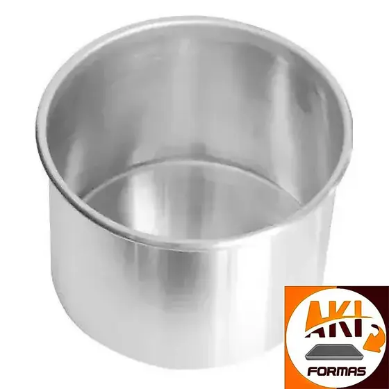 FORMA REDONDA FIXA 10X10 DE ALUMÍNIO PARA ALTA TEMPERATURA (( CX 01 ))