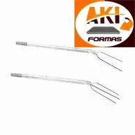 GARFO PARA BOMBOM 2 E 3  PONTAS  1 PEÇA DE CADA KIT COM 2 PEÇAS DE ALUMINIO PARA BANHAR