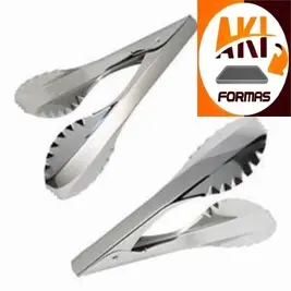 PEGADOR DE PÃO INOX 430 COM 2 PEÇAS COM DENTES PARA MAIOR FIXAÇÃO COM NOTA FISCAL