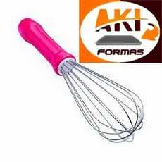 BATEDOR FUE DE 25 CM INOX COR PINK PRDUTO COM NOTA FISCAL