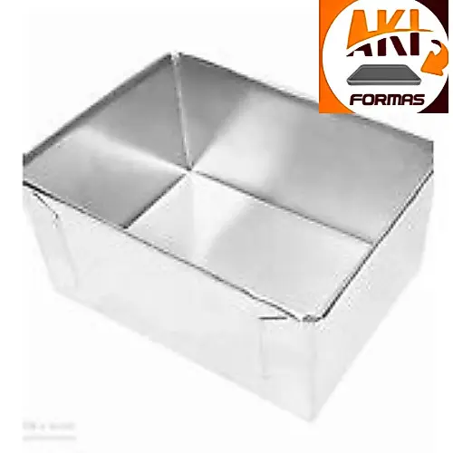 FORMA RETANGULAR 25X17X10 ALTA DE ALUM ALTA TEMPERATURA N 2 COM (COM NOTA FISCAL) (( CAIXA 2 ))