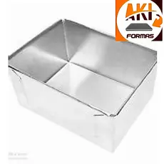 FORMA RETANGULAR 25X17X10 ALTA DE ALUM ALTA TEMPERATURA N 2 COM (COM NOTA FISCAL) (( CAIXA 2 ))