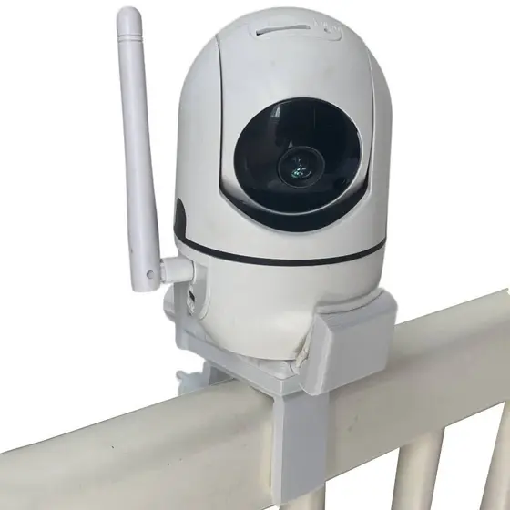 Suporte Reto Camera Segurança Monitoramento Baba Eletronica Para Berço, Cama, Moveis